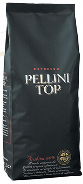 Кофе в зернах Pellini TOP 1 кг фото в онлайн-магазине Kofe-Da.ru